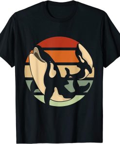 Retro Ocean Animal Orca T-Shirt