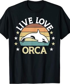 Funny Orca Lover Graphic for Women Men Kids Whale T-Shirt