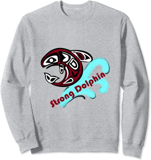 orcas, whales Sweatshirt